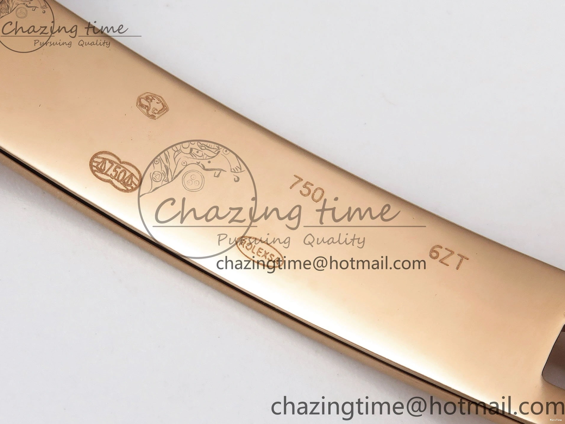 MiroTime 0209 OdorResistant Day Date 36 RG TWSF Best Edition White Diamonds Dial on RG Bracelet A 1610